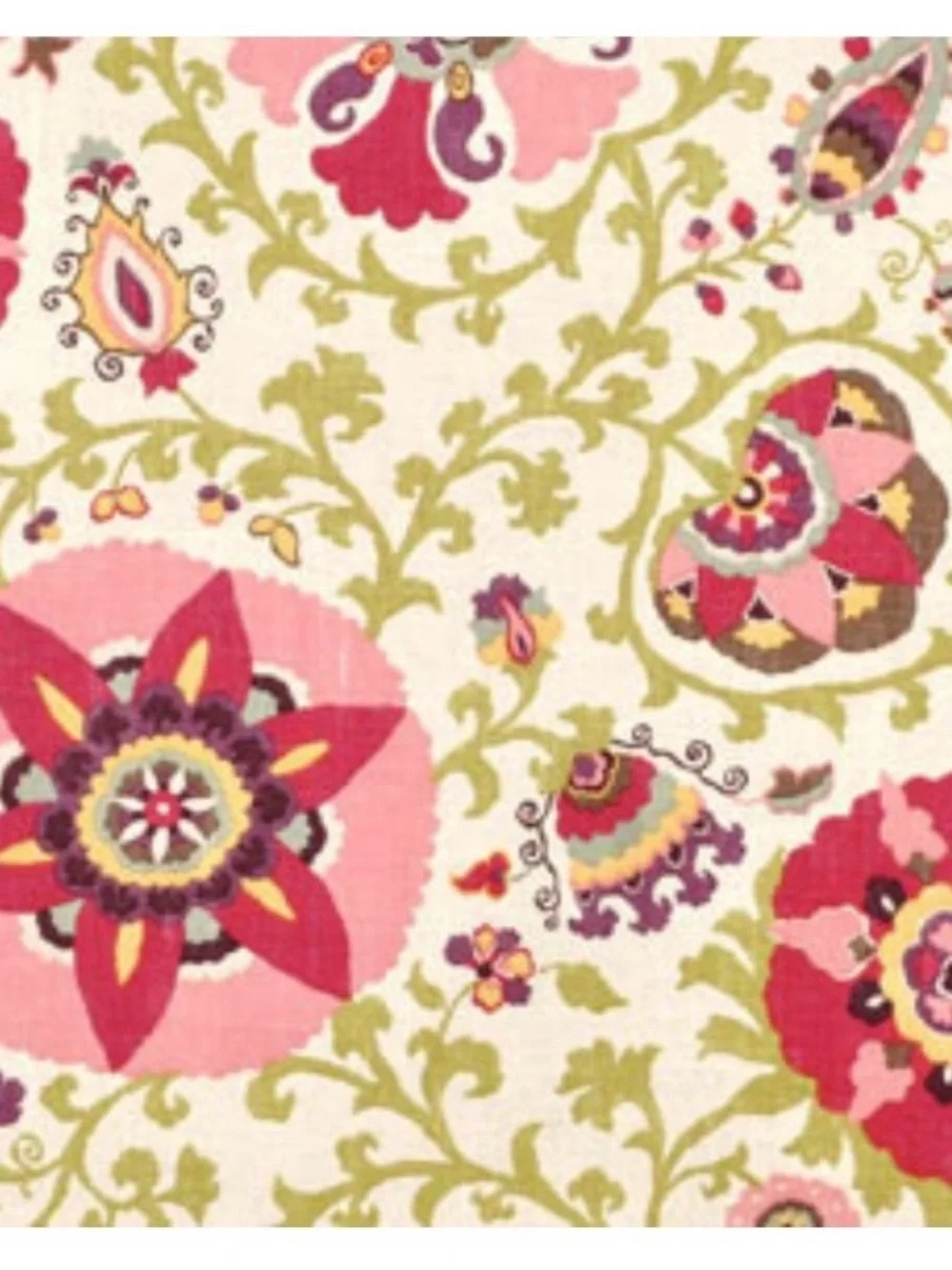 Set of 2 Handmade Pillows - Braemore Silsila Cherry Blossom Floral Paisley Print